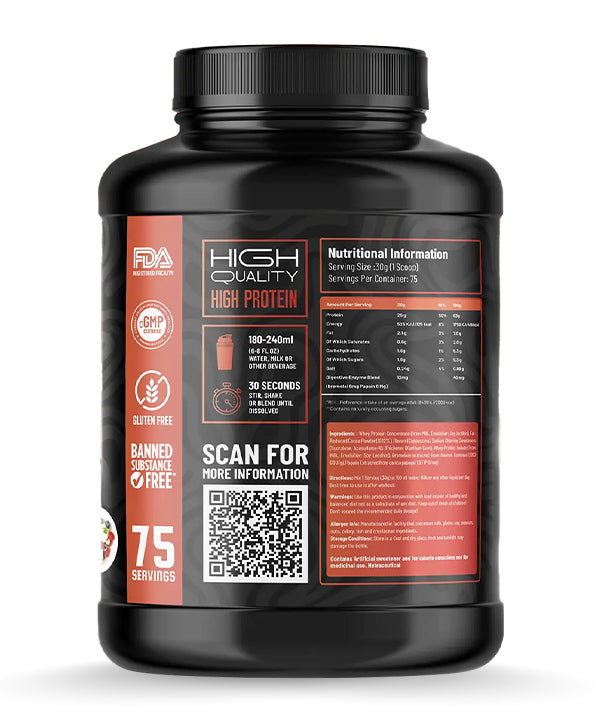 Whey Core Jagody Waniliowe